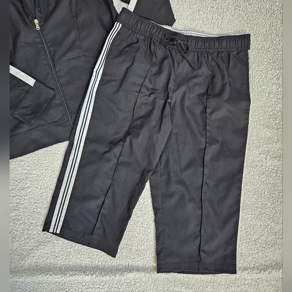 Black Track Suit with White Stripes - Picture 2 of 9